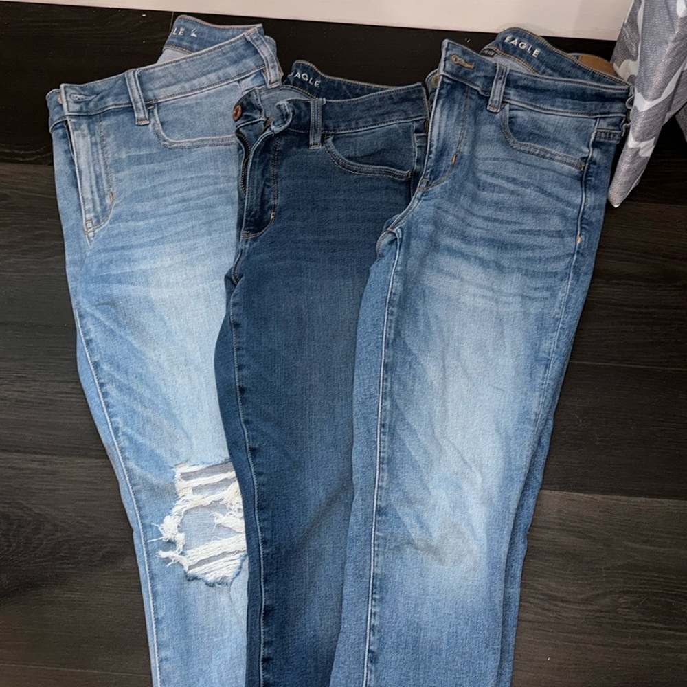 American Eagle Jeggings - 3 pairs!